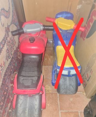 Moto correpasillo para niño