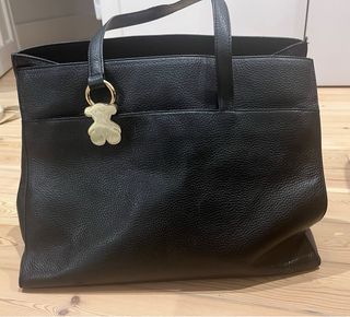 Bolso negro de piel TOUS original
