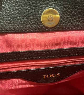 Bolso negro de piel TOUS original