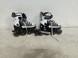 Patines mixtos ruedas y hielo 
