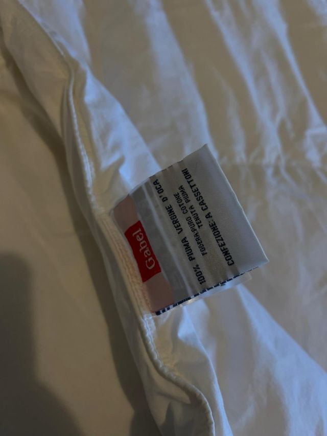 Piumino d’oca matrimoniale