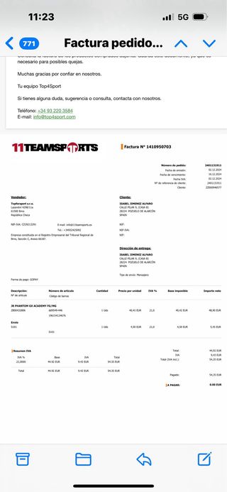 Botas futbol tacos niño NIKE talla 35