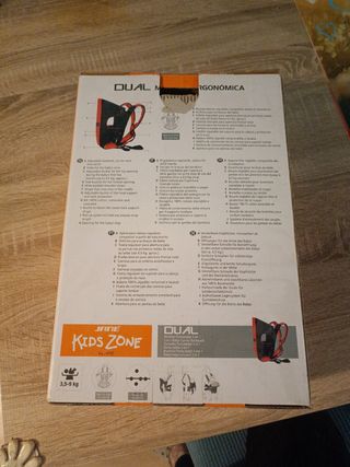 Mochila portabebé 3 en 1 Jané