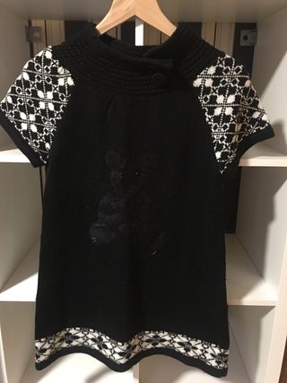 Jersey de punto largo manga corta
