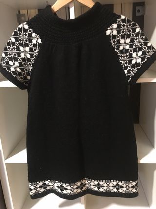 Jersey de punto largo manga corta
