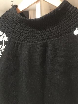 Jersey de punto largo manga corta