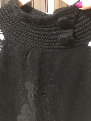 Jersey de punto largo manga corta