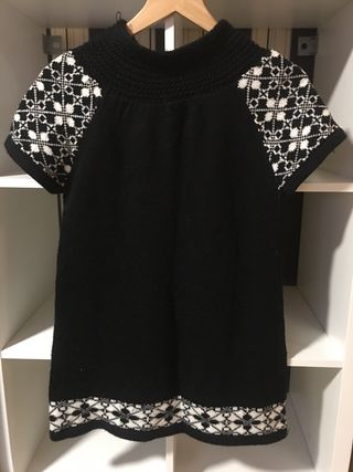 Jersey de punto largo manga corta