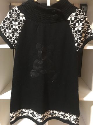 Jersey de punto largo manga corta