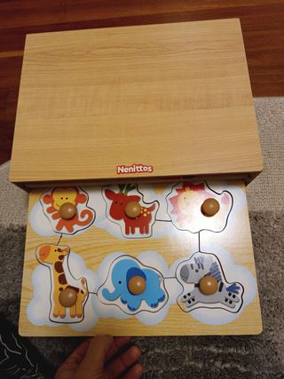 Puzzle madera tres en uno 