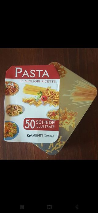 Schede di ricette italiane.Giunti.