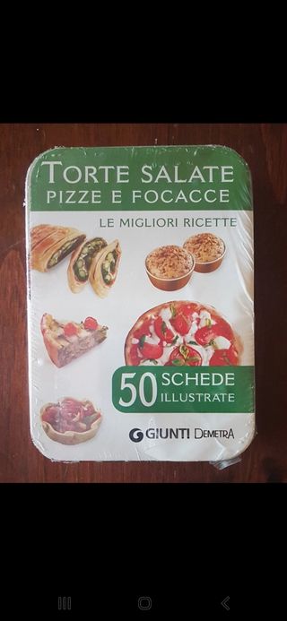 Schede di ricette italiane.Giunti.