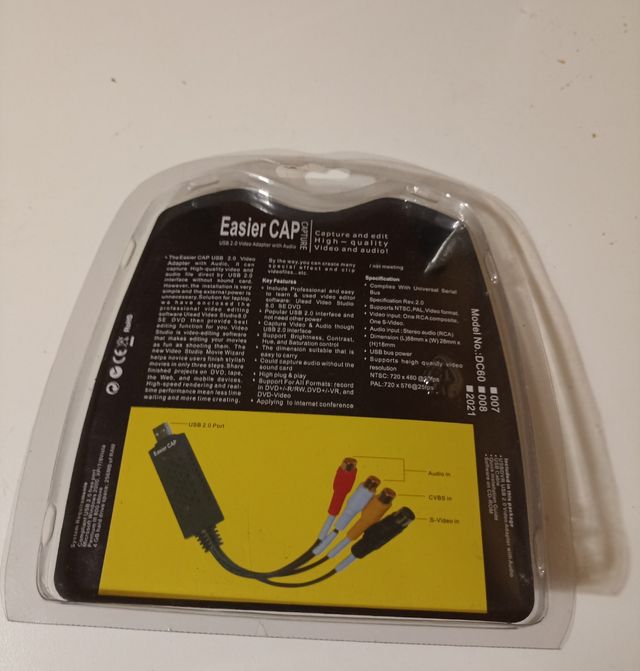 Penna USB acquisizione audio e video