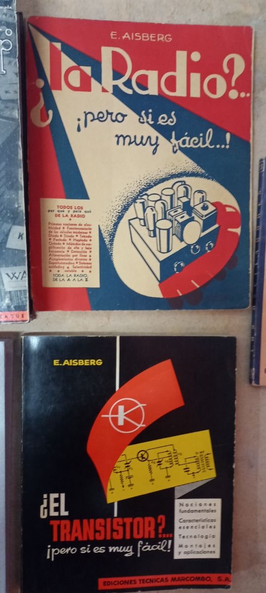 Lote libros antiguos electrónica