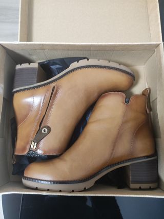 Botines piel Sandra Fontan