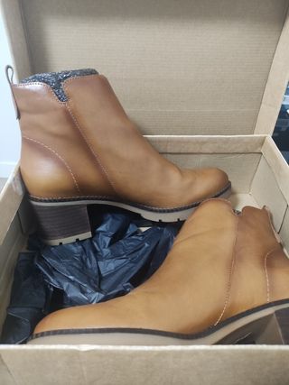 Botines piel Sandra Fontan