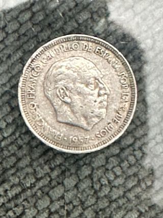 5 pesetas Franco 1957 estrella 60