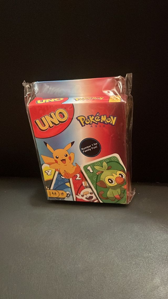 Baraja cartas Uno pokemon