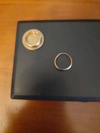 pendientes aros 18 kilates