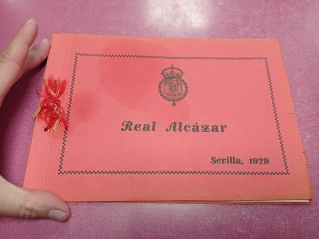 Cuadernillo Real Alcazar Sevilla 1929