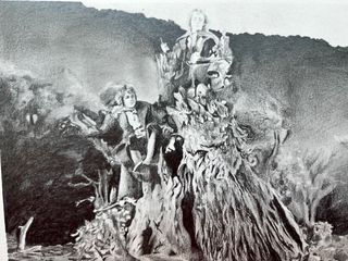 Encargo fotograma pelicula a lapiz