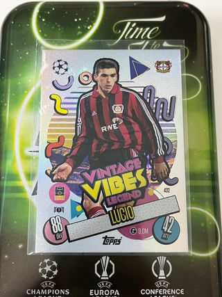 Carta de futbol de la legenda Lucio