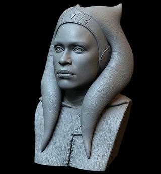 Busto Rosario Dawson as Ahsoka Tano