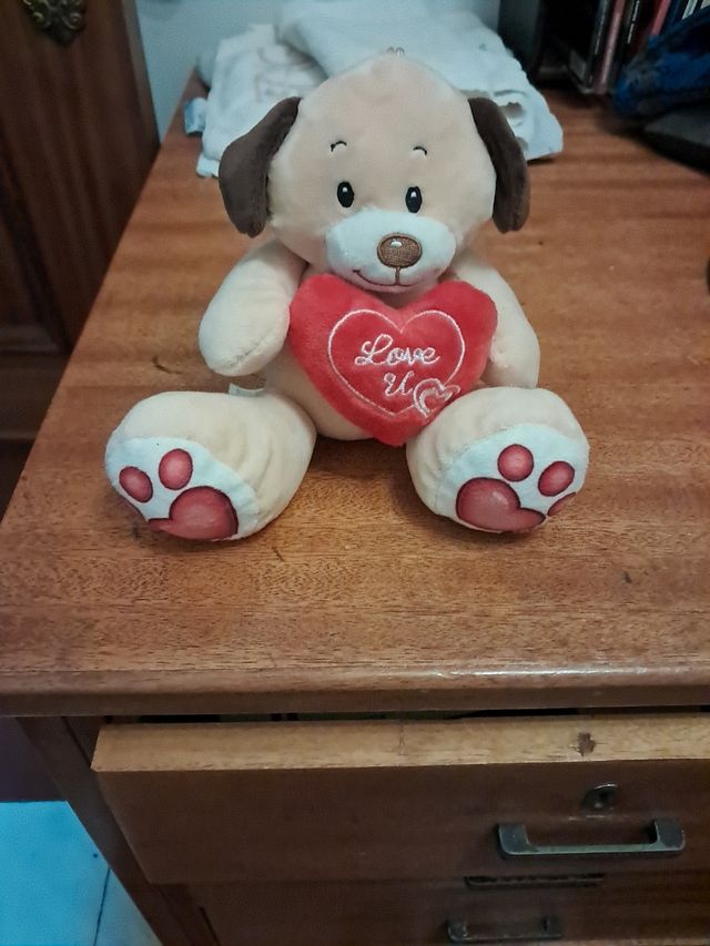 Peluche oso perro