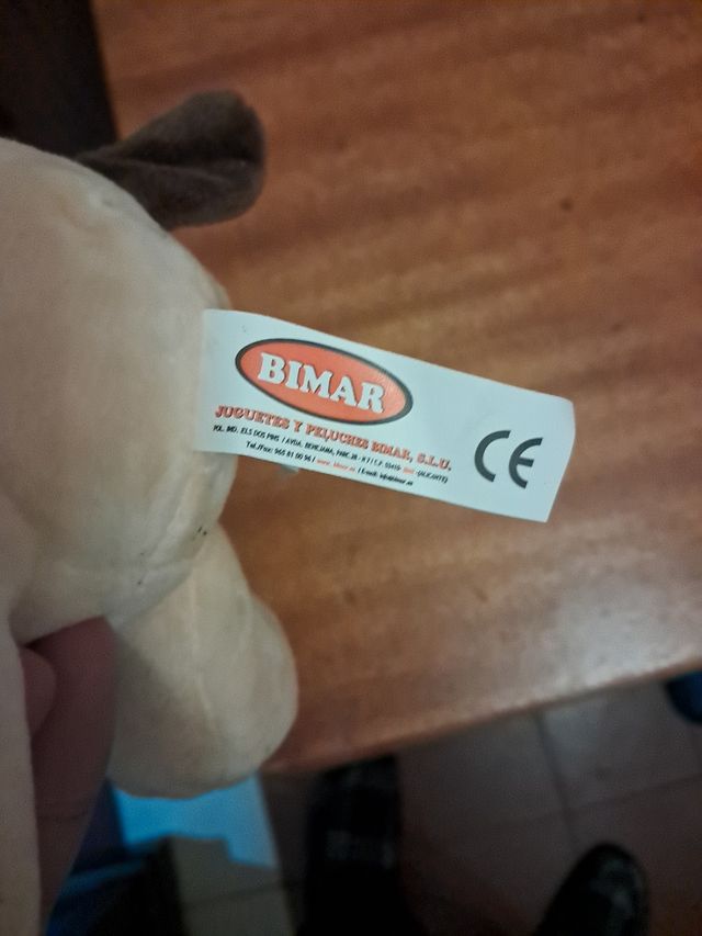 Peluche oso perro