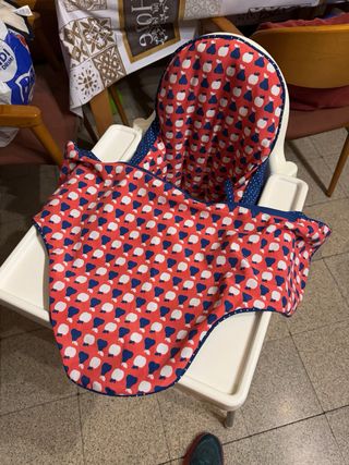 Trona IKEA Antilop + bandeja + 2 fundas