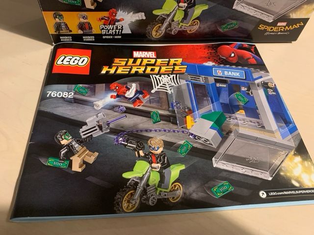 Lego Spider man banco cajero automatico 76082