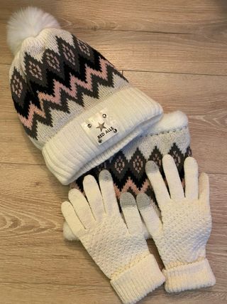 gorro guantes y braga 