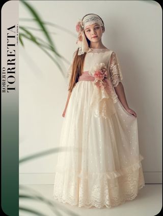 Espectacular vestido comunión Roberto Torretta