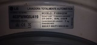 Motor lavadora lg inverter Direct drive