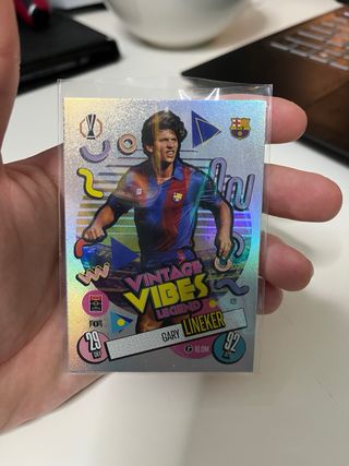 Carta de futbol de la leyenda Gary Lineker