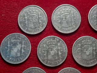 Arras 13 monedas plata 2 pesetas