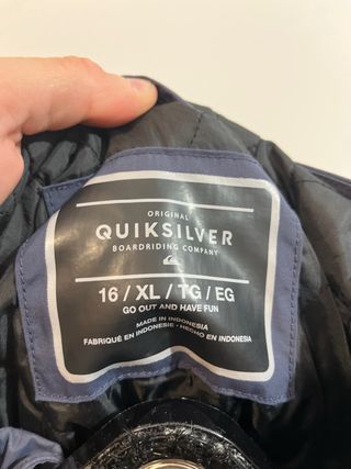 CHAQUETA QUIKSILVER NIEVE