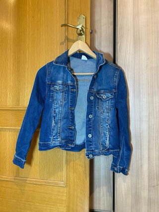 chaqueta tejana niña