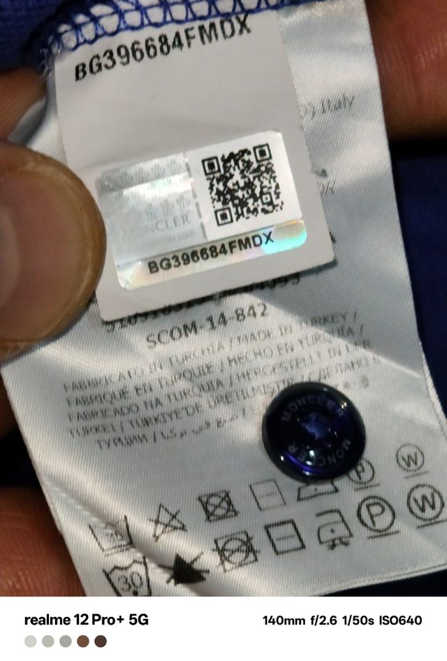 Polo uomo Moncler originale tg.S