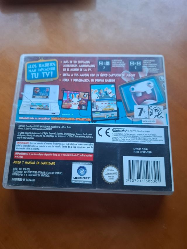 Rayman tv party nintendo ds