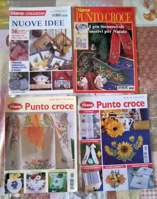 Riviste Diana punto croce