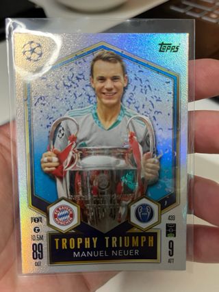 Carta Futbol Manuel Neuer Trophy Triumph