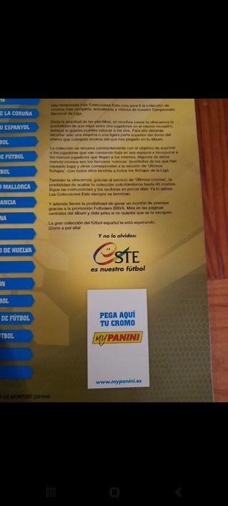 Liga 08 09 Album de Cromos Futbol Vintage Retro
