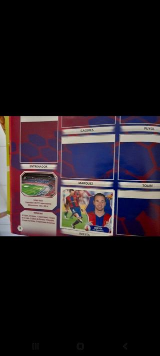 Liga 08 09 Album de Cromos Futbol Vintage Retro