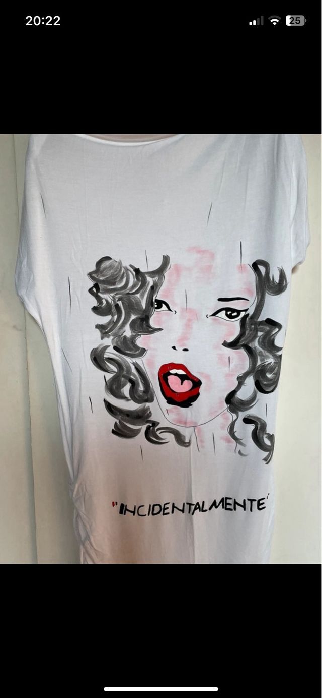 T shirt lunga o mini abito