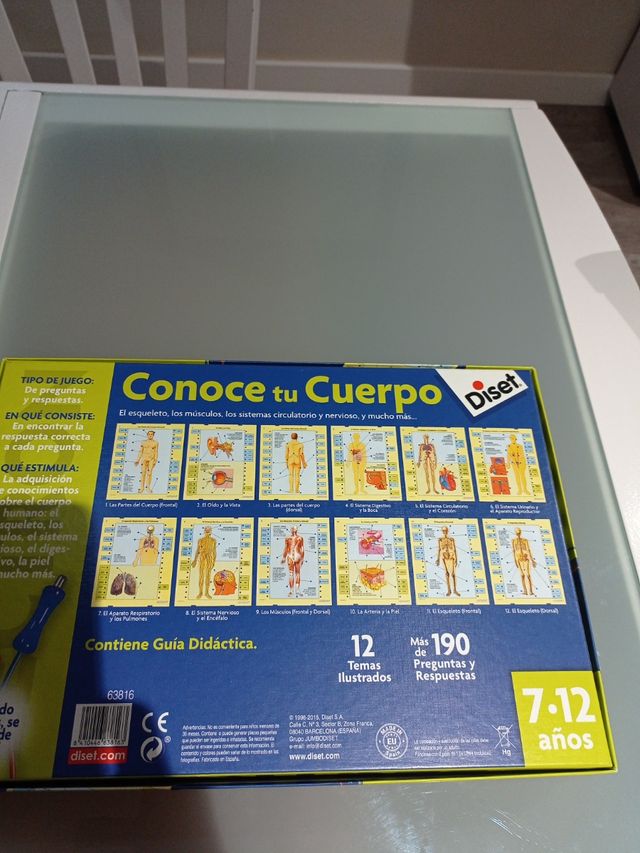 Juego Conoce tu cuerpo Electrón 
