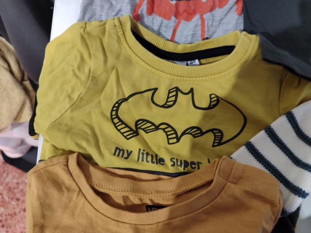 Pack camisetas niño+ pantalones chándal 9-12 meses