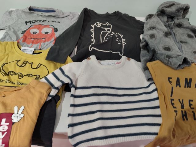 Pack camisetas niño+ pantalones chándal 9-12 meses