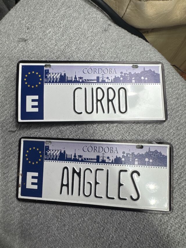 Matricula personalizada