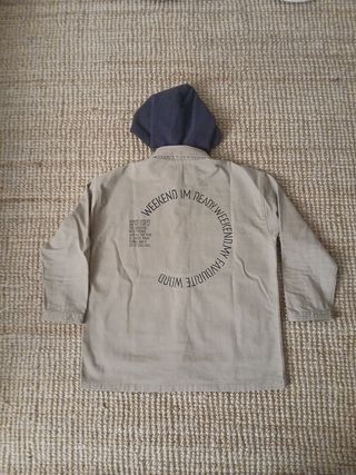 Giacca camicia con cappuccio ZARA